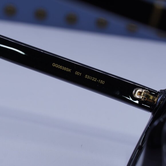 Gucci GG0638SK 001 Round Sunglasses - Black\\Grey main image 9